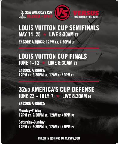 Versus viewing Schedule